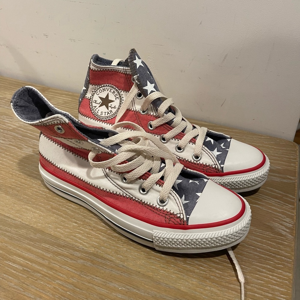 American flag converse